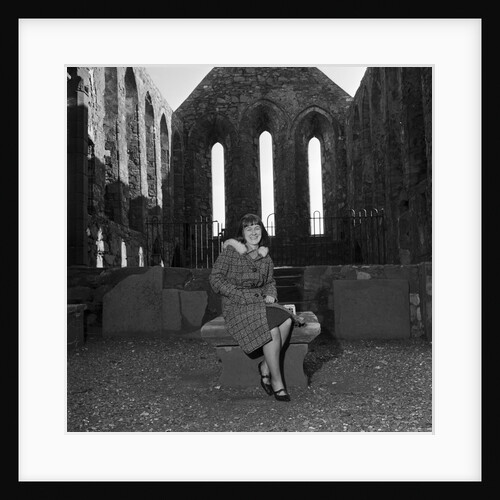 Bride at Peel Castle by Manx Press Pictures