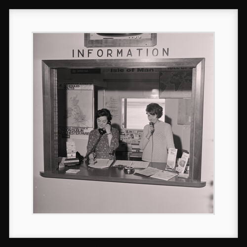 Information desk at Ronaldsway Airport by Manx Press Pictures