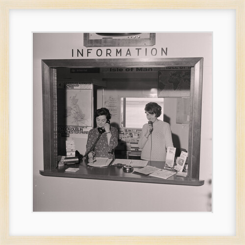 Information desk at Ronaldsway Airport by Manx Press Pictures