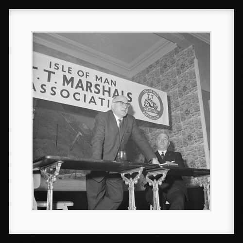 Harold Daniel addresses Isle of Man TT Marshals Association by Manx Press Pictures