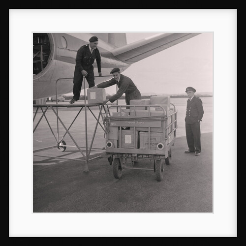 Unloading freight at Ronaldsway Airport by Manx Press Pictures