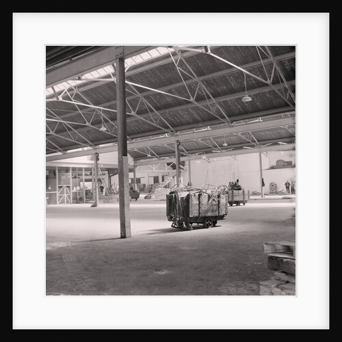 Empty Isle of Man Steam Packet Company warehouses during the 1966 Seamen's Strike, which saw the TT postponed till September that year by Manx Press Pictures