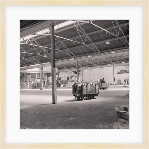 Empty Isle of Man Steam Packet Company warehouses during the 1966 Seamen's Strike, which saw the TT postponed till September that year by Manx Press Pictures