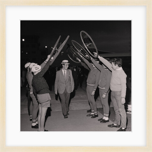 Empire Games Team arrive at Ronaldsway Airport by Manx Press Pictures