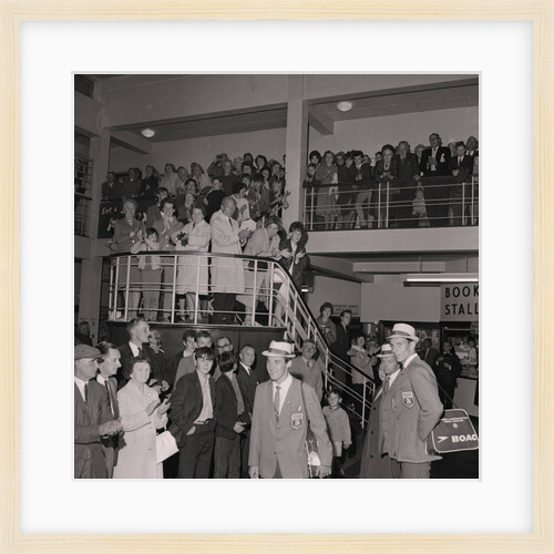 Empire Games Team arrive at Ronaldsway Airport by Manx Press Pictures