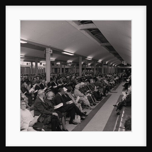 Hymn singing at the Sea Terminal by Manx Press Pictures