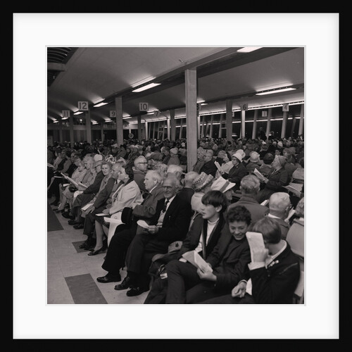 Hymn singing at the Sea Terminal by Manx Press Pictures