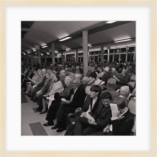 Hymn singing at the Sea Terminal by Manx Press Pictures