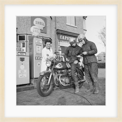 Honda 450 motor cycle, Isle of Man by Manx Press Pictures