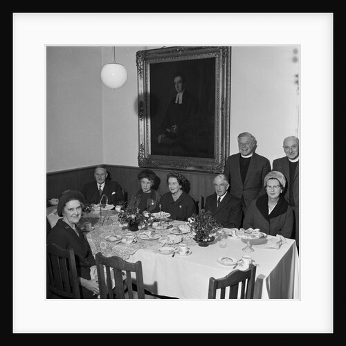 House of Industry tea with Lieutenant Governor Sir Peter Hyla Gawne Stallard (?) by Manx Press Pictures