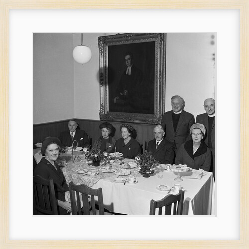 House of Industry tea with Lieutenant Governor Sir Peter Hyla Gawne Stallard (?) by Manx Press Pictures