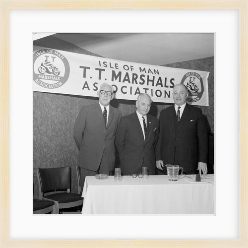 Isle of Man TT Marshals Association with Fred Frith by Manx Press Pictures