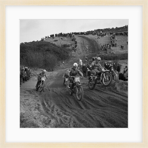 Motor cycle scramble, Bride by Manx Press Pictures