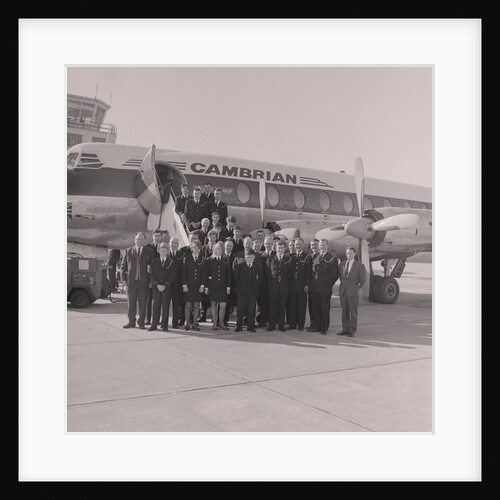Town Band at Ronaldsway Airport by Manx Press Pictures