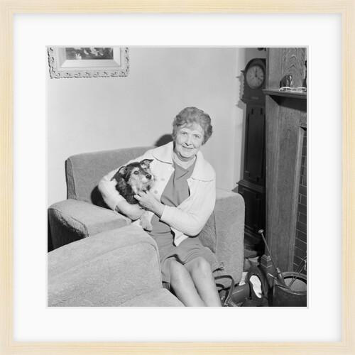 Isleof Man Times Personality with dog, Ramsey by Manx Press Pictures