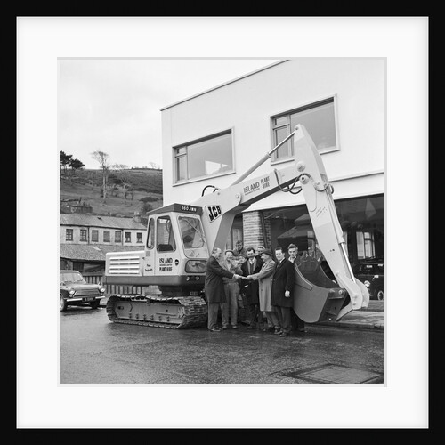 New JCB digger, EB Christians, Isle of Man by Manx Press Pictures