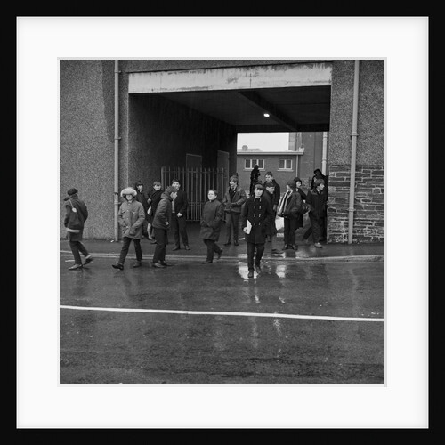 Children leaving High School, Isle of Man by Manx Press Pictures