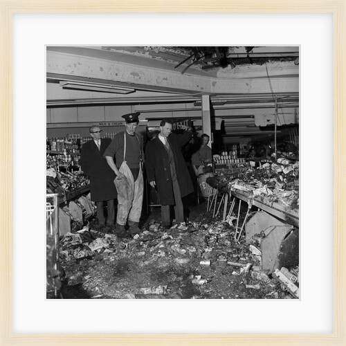 Fire at Maypole, Strand Street, Douglas by Manx Press Pictures