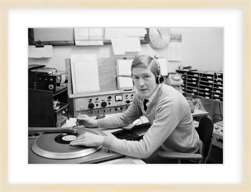 Manx Radio broadcaster by Manx Press Pictures