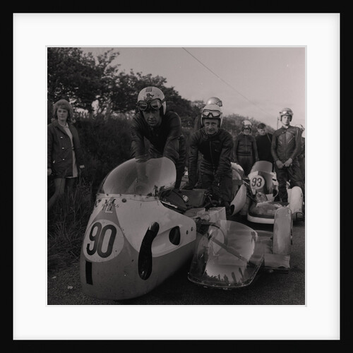 Ernie Leece, TT sidecar competitor by Manx Press Pictures