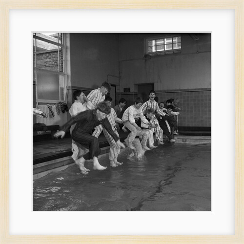 Children at Ballakermeen swimming baths by Manx Press Pictures
