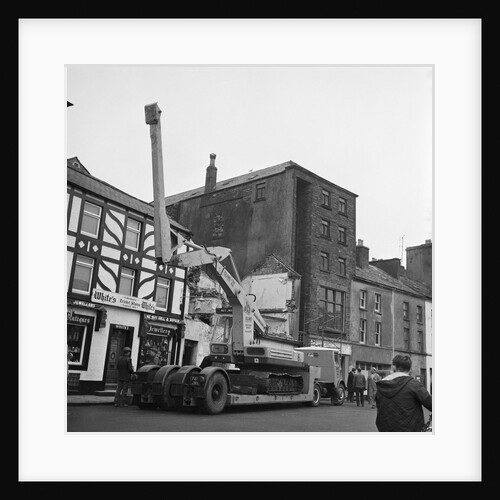 Demolition 'for EB Christian's', Quay, Isle of Man by Manx Press Pictures