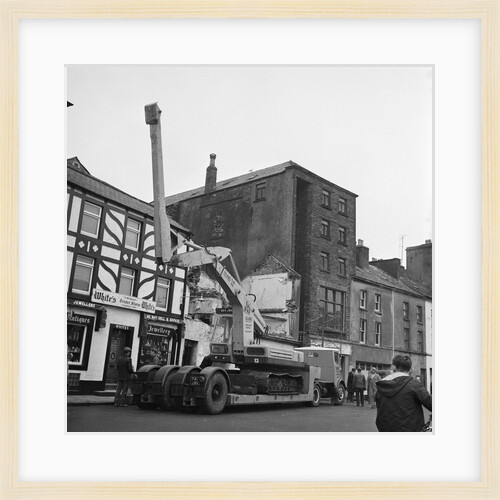 Demolition 'for EB Christian's', Quay, Isle of Man by Manx Press Pictures