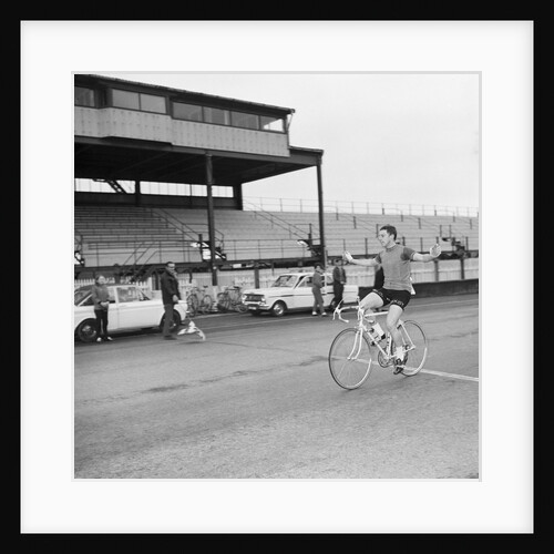 Nigel Dean, cycle race winner, Isle of Man by Manx Press Pictures