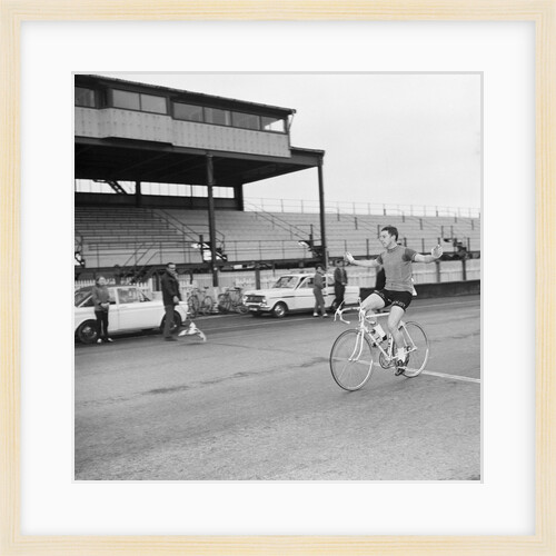 Nigel Dean, cycle race winner, Isle of Man by Manx Press Pictures