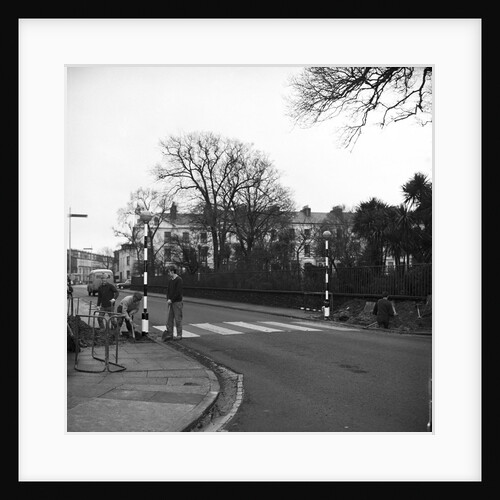 Beacons lit on pedestrian crossing, Douglas by Manx Press Pictures