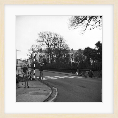 Beacons lit on pedestrian crossing, Douglas by Manx Press Pictures