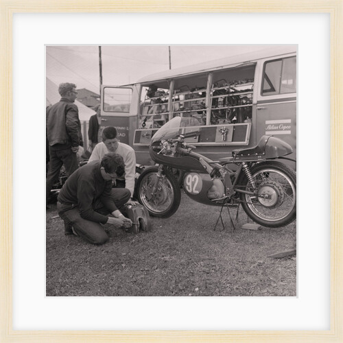 Atlas Copco in the pits, TT races by Manx Press Pictures