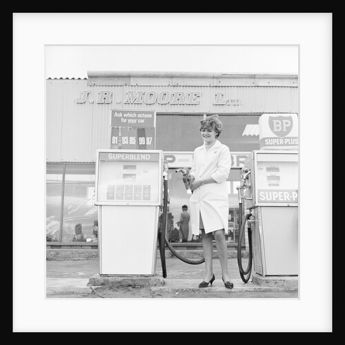 JR Moore new petrol pumps, Santon by Manx Press Pictures
