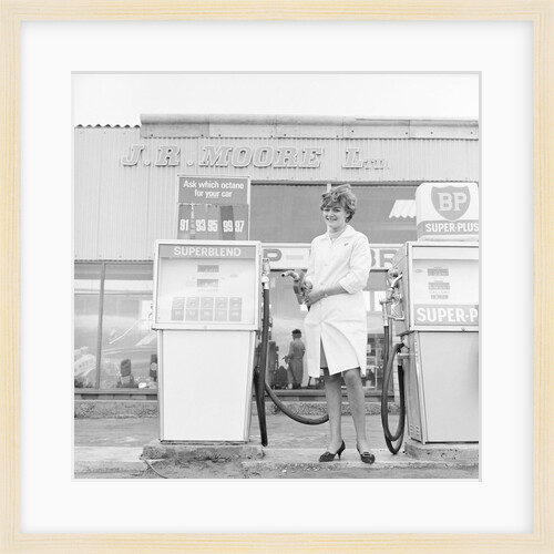 JR Moore new petrol pumps, Santon by Manx Press Pictures