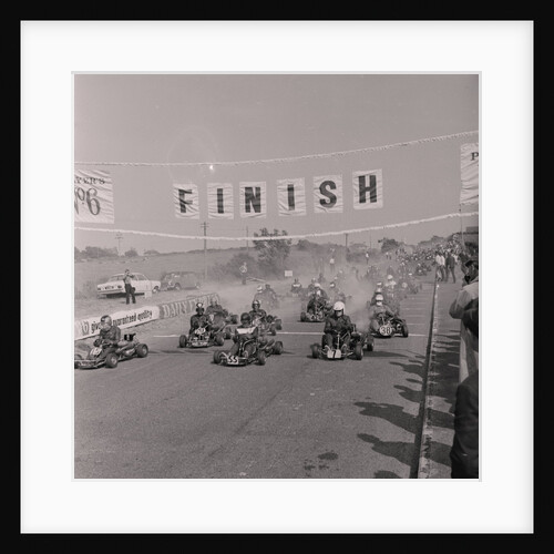 Go-kart racing by Manx Press Pictures