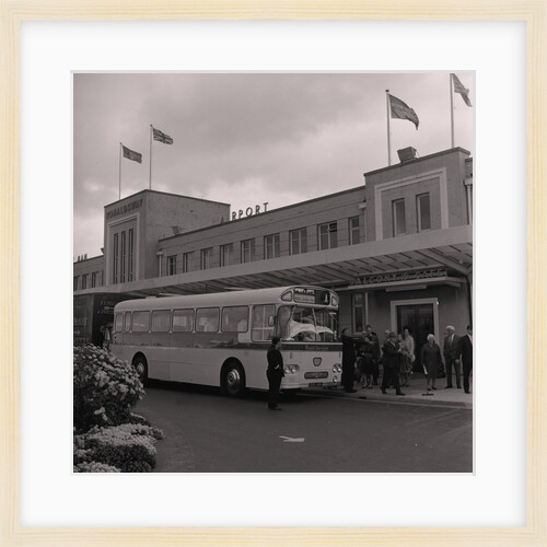 Bus at Ronaldsway Airport by Manx Press Pictures