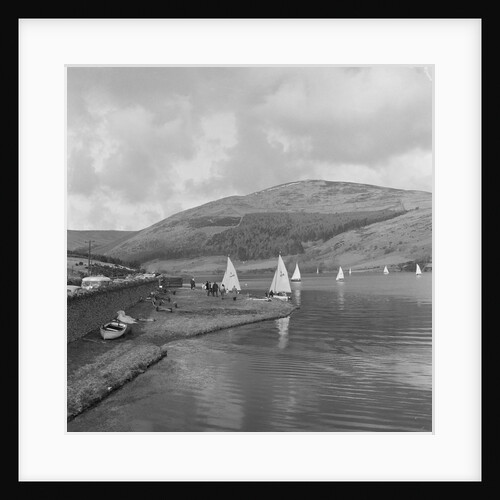 Yachts on Baldwin Reservoir by Manx Press Pictures