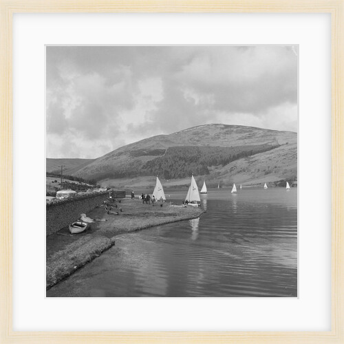 Yachts on Baldwin Reservoir by Manx Press Pictures