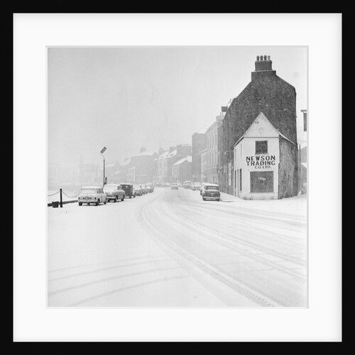 Snow, North Quay, Douglas by Manx Press Pictures