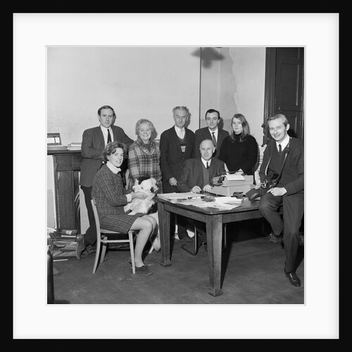 Isle of Man Times office staff by Manx Press Pictures