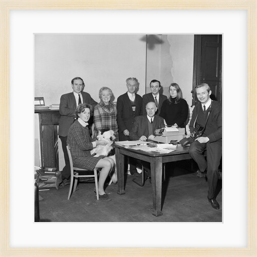 Isle of Man Times office staff by Manx Press Pictures