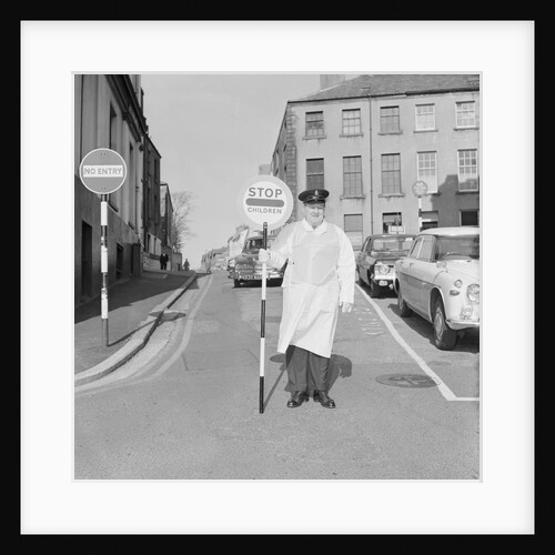 Isle of Man's first 'lollipop man' by Manx Press Pictures