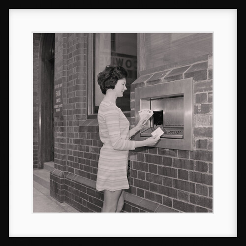 Isle of Man Bank money dispenser ('hole in the wall') by Manx Press Pictures