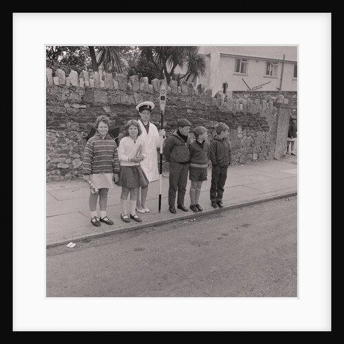 Lollypop woman, Castletown by Manx Press Pictures
