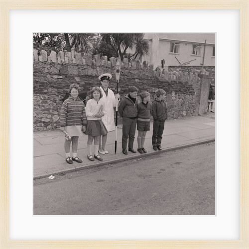 Lollypop woman, Castletown by Manx Press Pictures