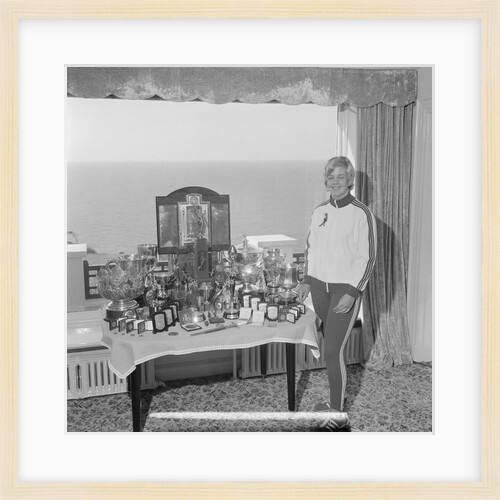 Alex Jackson with trophies, Isle of Man by Manx Press Pictures