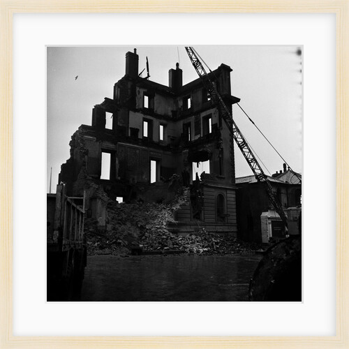 Demolition of Isle of Man Steam Packet Company building by Manx Press Pictures