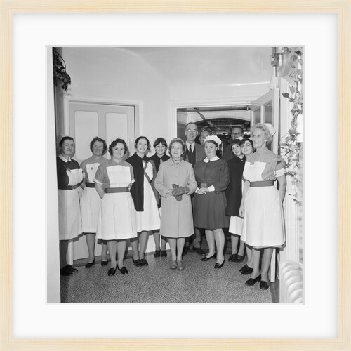 Lieutenant Governor Sir Peter Hyla Gawne Stallard visit to Noble's or Ramsey Cottage Hospital by Manx Press Pictures