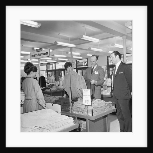 Lieutenant Governor Sir Peter Hyla Gawne Stallard visits Marks & Spencer, Douglas by Manx Press Pictures