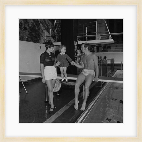 Swimmer at Derby Castle by Manx Press Pictures